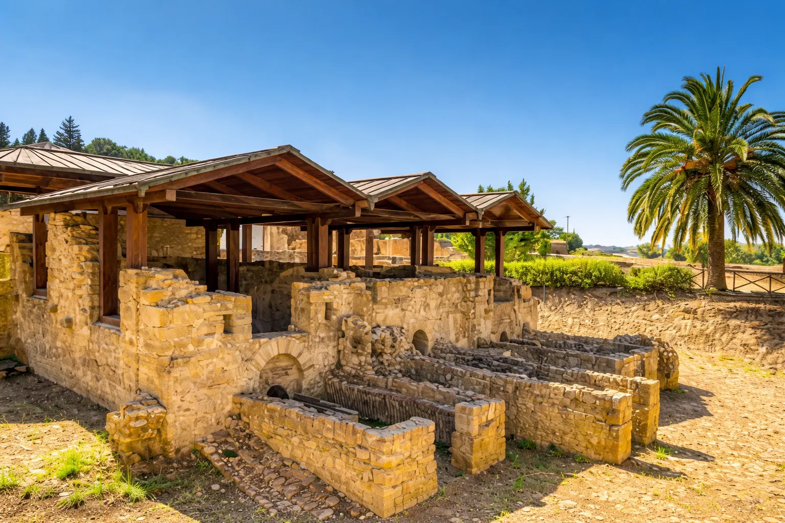 Il Complesso Termale — Villa Romana del Casale